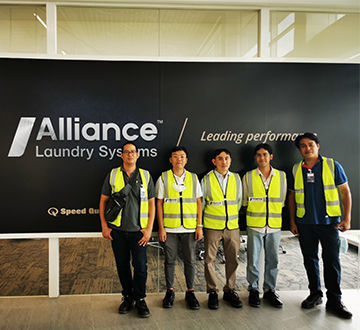 Wonder Wash เยี่ยมชมโรงงาน Alliance  พร้อมผ่านการอบรม งานติดตั้ง และ งาน Service เครื่องซัก เครื่องอบ จาก Alliance